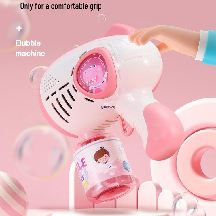 2025 New Model Handheld Electric Bubble Gun Toy for Girls