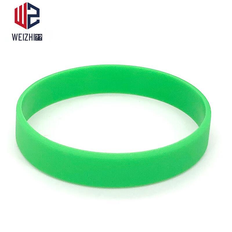 Solid Color Silicone Sports Wristband (Pack of 10)