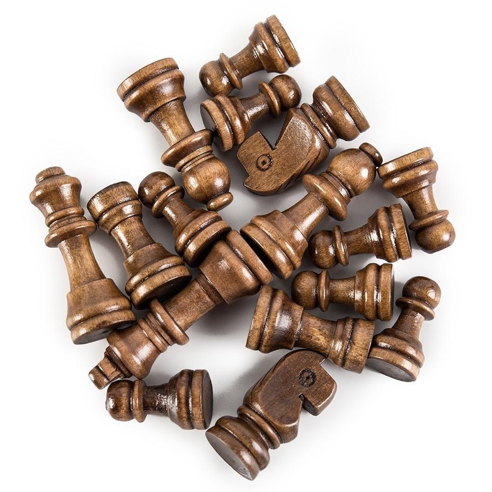 3-in-1 Foldable Solid Wood Chess Set with Exquisite Craftsmanship