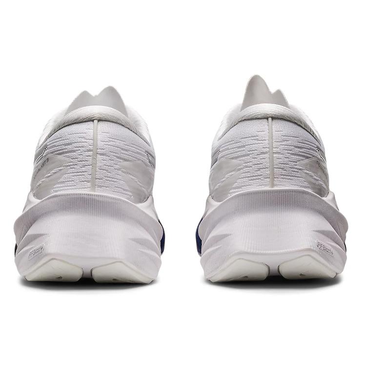 New Asics Novablast 3 Platinum 'White Metallic Blue' Women's 1012B290-100