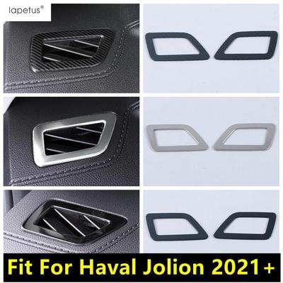 For Haval Jolion  - 2024 Car Dashboard Air Conditioner AC Outlet Vent Frame Ring Sticker Cover Trim Kit Interior Accessories