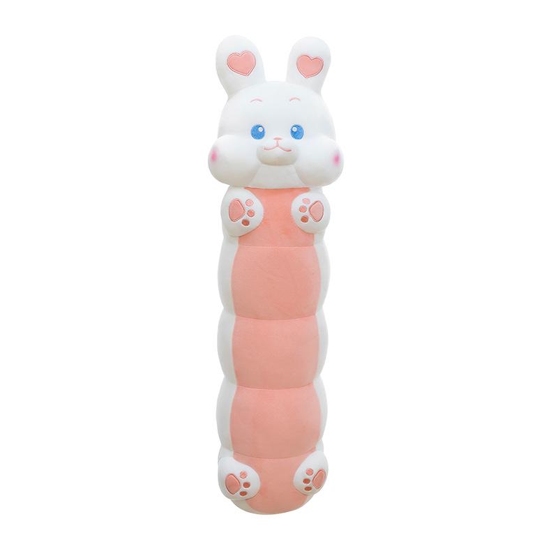 Cute Caterpillar Long Pillow: Girls' Bedroom Side Sleeper & Backrest