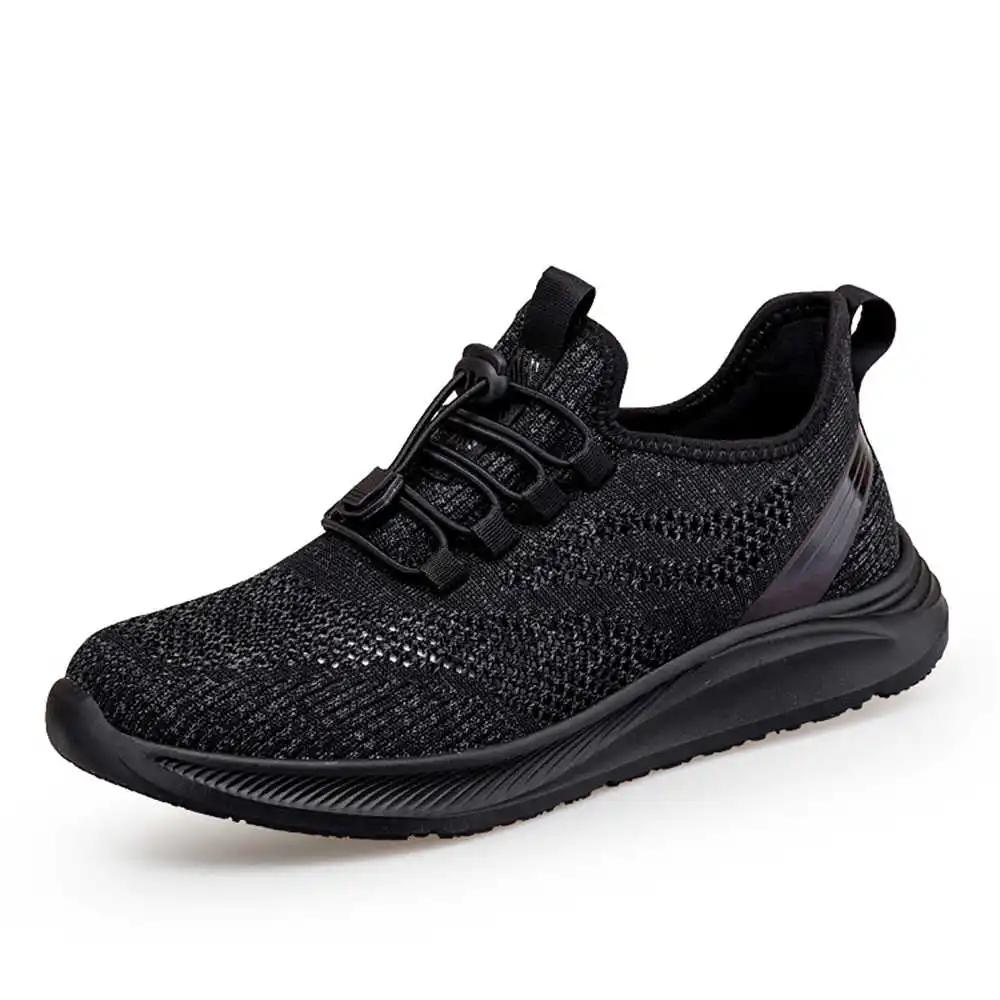 Anti-skid Ventilation Men's Shoes Sneakers Black Woven Shoes Men Running Tenis 48 Sport Vzuttya Special Offers Tenisky
