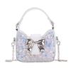 Girl Toddler Sweet Bow Sequin Chain Purse Butterfly Element Casual School Use