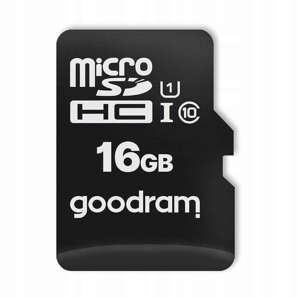 Karta pamięci microSDHC GOODRAM 16GB M1A4 UHS-I + Adapter