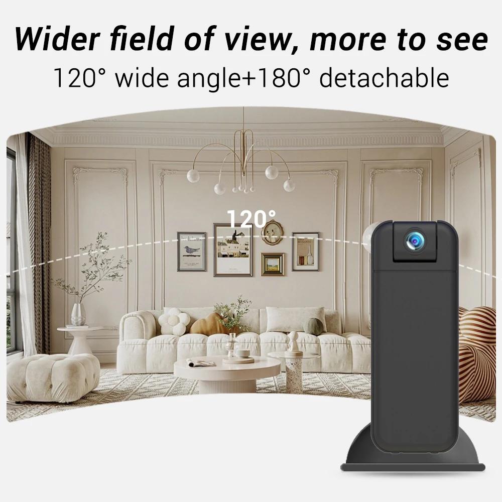 Portable Rechargeable Video Law Enforcement Recorder, Wireless WiFi Ultra-high Definition Recorder, 180° Flip.