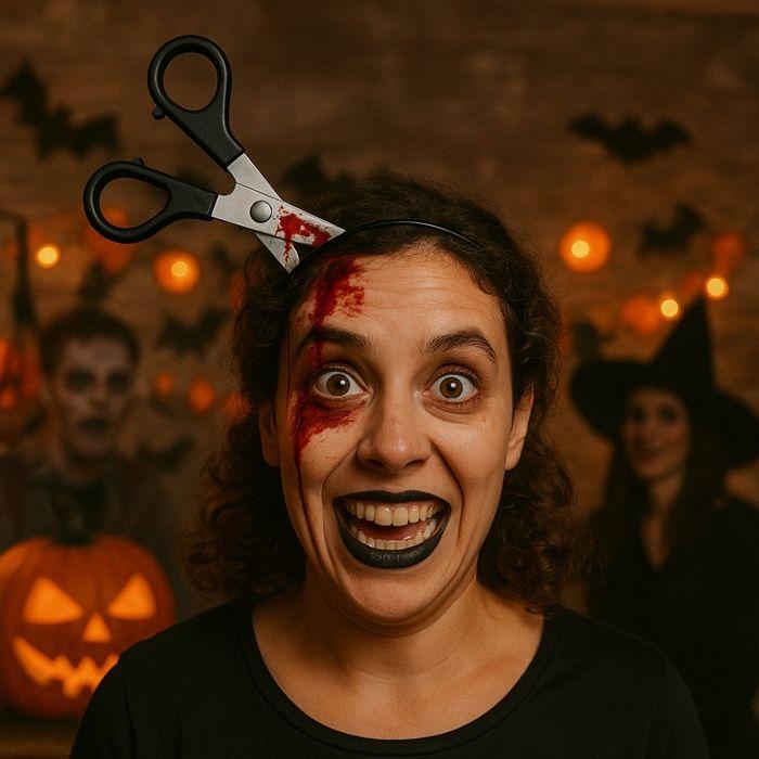 Hårbøyle Saks Halloween – Kostymetilbehør