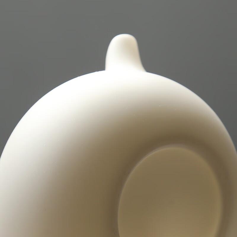 Dehua Mutton-fat Jade White Ceramic Teapot