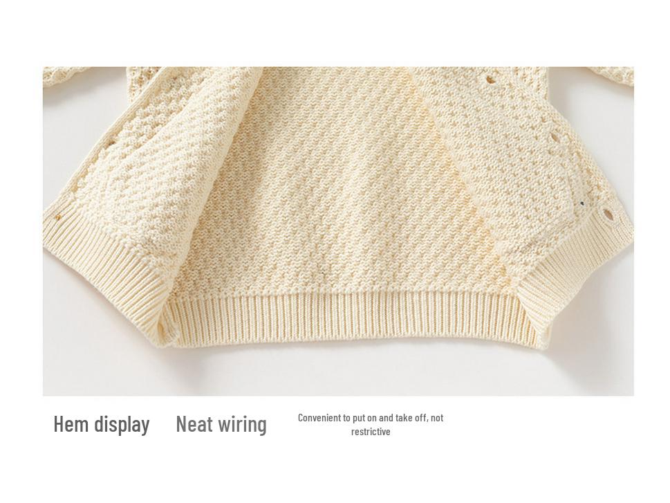 British Style Baby Cotton Knit Sweater Cardigan for Autumn/Winter - One Year Old Gentleman