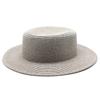 Grass Green Straw Hat Women'S Sky Flat Top Top Hat Seaside Vacation Beach Hat Internet Celebrity Straw Hat Sun Hat