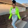 Women's Solid Color Zipper Mirror Surface Warm Cotton Jacket - 17 Colors Available