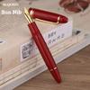 MAJOHN Ti-P141 Titanium Alloy Piston Fountain Pen Metal Hammer Pattern Version Fountain Pen School Office Supplies Stationery