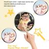 Electronic Display Badge Bar Bluetooth Smart Cyber Badge HD Touch Screen Images Gifs Text Short Videos Display