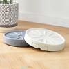 Flower Pot Tray 13 Inch Rolling Plant Caddy with Silent Wheels Easy Pot Movement Thickened Resin Flower Pot Tray