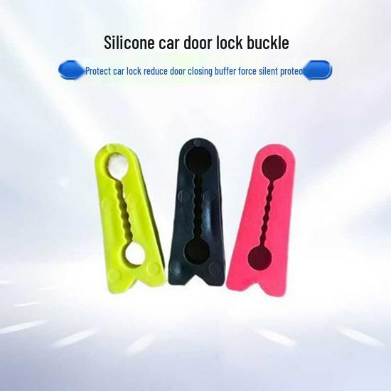 

Silicone Car Door Shock Absorber & Sound Deadening Protective Sleeve Yellow - 4 pcs [opp]