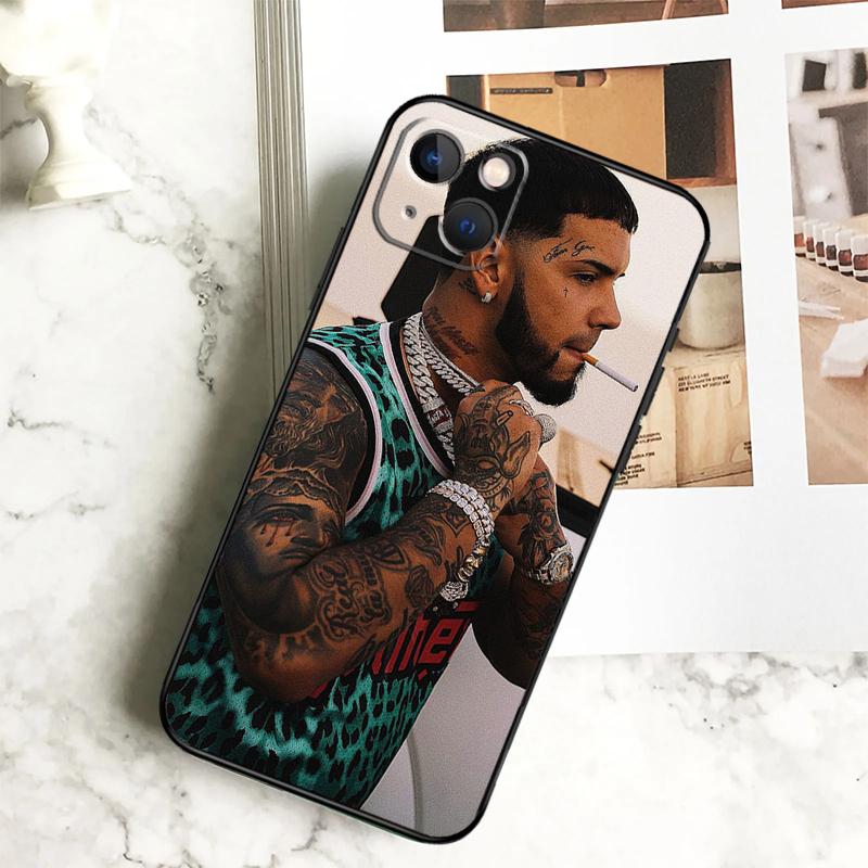 Anuel AA Case For iPhone 11 12 13 14 15 16 Pro Max Plus 12 13 Mini X XR XS Max 7 8 Cover Coque