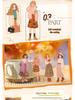 Orange-flavored Ketchup Girl Coil PET Sticker Book: 50 Girl Series Character Stickers