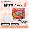 Iris Ohyama Disposable Heat Packs Mini Non-Adhesive 120 Sheets Made Japan Poka Family