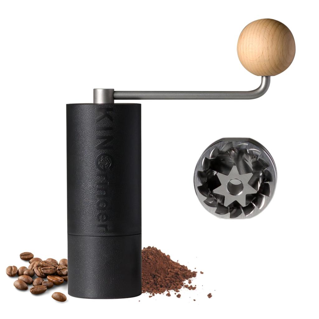 KINGrinder P2 Lightweight Hand Coffee Grinder with Conical Metal Blades for Superior Consistency, Ideal for Drip Coffee, 20g Capacity