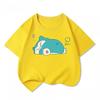 Potdemiel Summer New Pikachu Print Childrens Cotton TShirt Boys and Girls Comfortable and Breathable Childrens TShirt