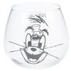 Sunart and Tom Wobble Tumbler Time for Made In "Tom Jerry" Glass, Approx. 290ml, Coffee, Japan, SAN4000-2