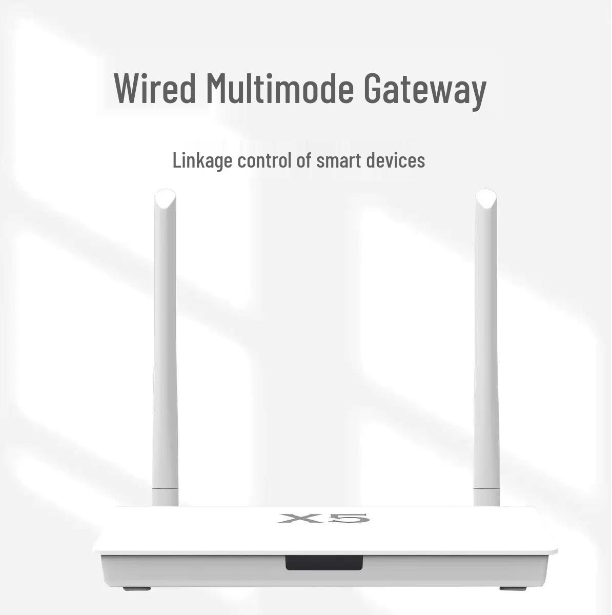

Graffiti X5 Wired Multi-Mode Gateway with ZigBee & Bluetooth Dual-Mode for Cross-Network Association and Fault Replacement. X5 Wired Multi-Mode Gateway (EU Standard)