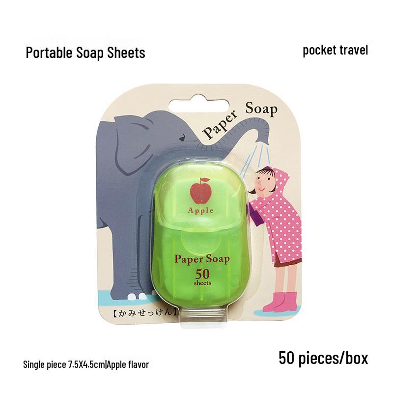 Portable Antibacterial Soap Sheets for Travel and School