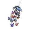 Iron Butterfly Wind Chimes Decoration for Garden and Patios Generating Pleasant Sound and Adding Charm Gift