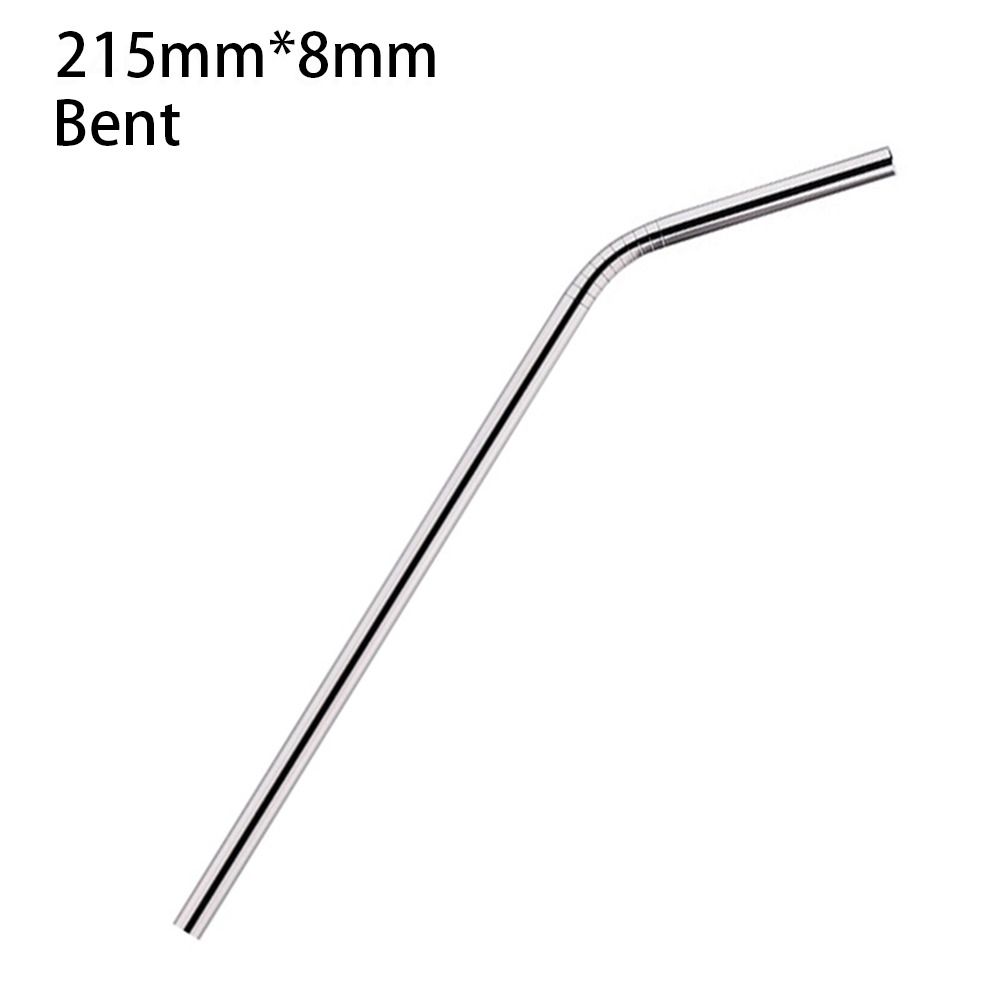 6Pcs Silver Cup Straw Straight Bent Replacement Straw for Stanley 30oz 40oz Tyeso Cup