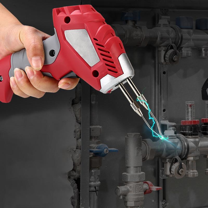 220-240V Hand-held Electric Soldering Iron Gun Internal Heating Soldering Gun Wire Welding Repair Tools Kit w/LED light 180W