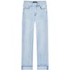 EICHITOO Women's Four-Way Stretch Washed Slim Straight Jeans