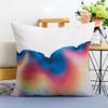 G-Gradient Ink Wash Cushion Cover Washable Linen Pillowcase Soft For Sofa Bed Cozy Home Room Decor