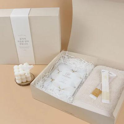 Premium Honey Towel Gift A (160g Coma 40 Count 1 + Honey Stick 10 Packs) Gift Set Group Gift Commemorative Gift