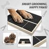 Wooden Dog Scratching Mat, Pet Scratching Board With Box System, Suitable For Senior Dogs And Puppies, Protects Furniture.