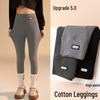 2026 New Girls' High-Waisted Cotton Leggings - Thin Style for Spring and Autumn