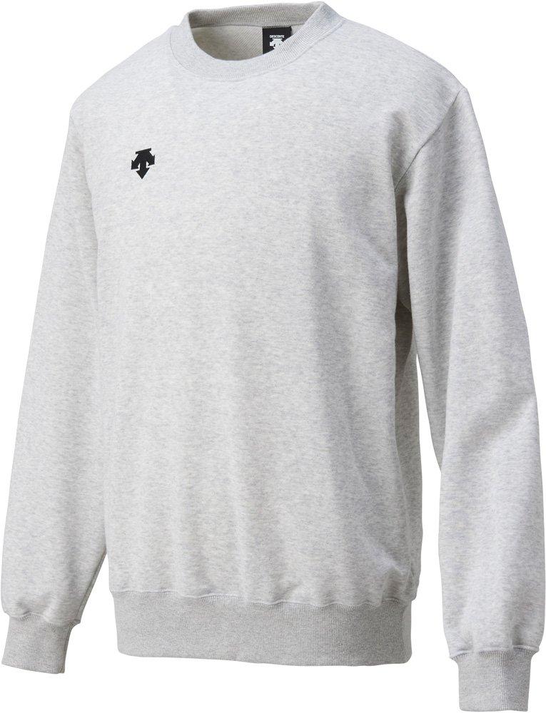 

Толстовка впитывающая пот эластичная с круглым вырезом M серая 150 [DESCENTE] DMC-2062 мужская