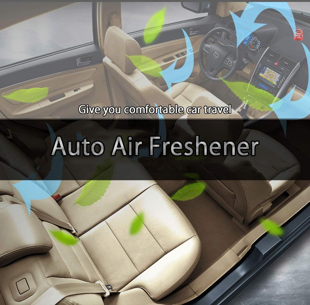Car a popular aroma diffuser with rotating interior and an air A perfect gift for any car or home Kwak's Fragrance, propellers, solar-powered sensor,