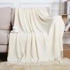 Nordic Tassel Sofa Throw Blanket - Air Conditioning Nap & Hotel Bed Runner, Summer Bed Flag, Bed End Blanket