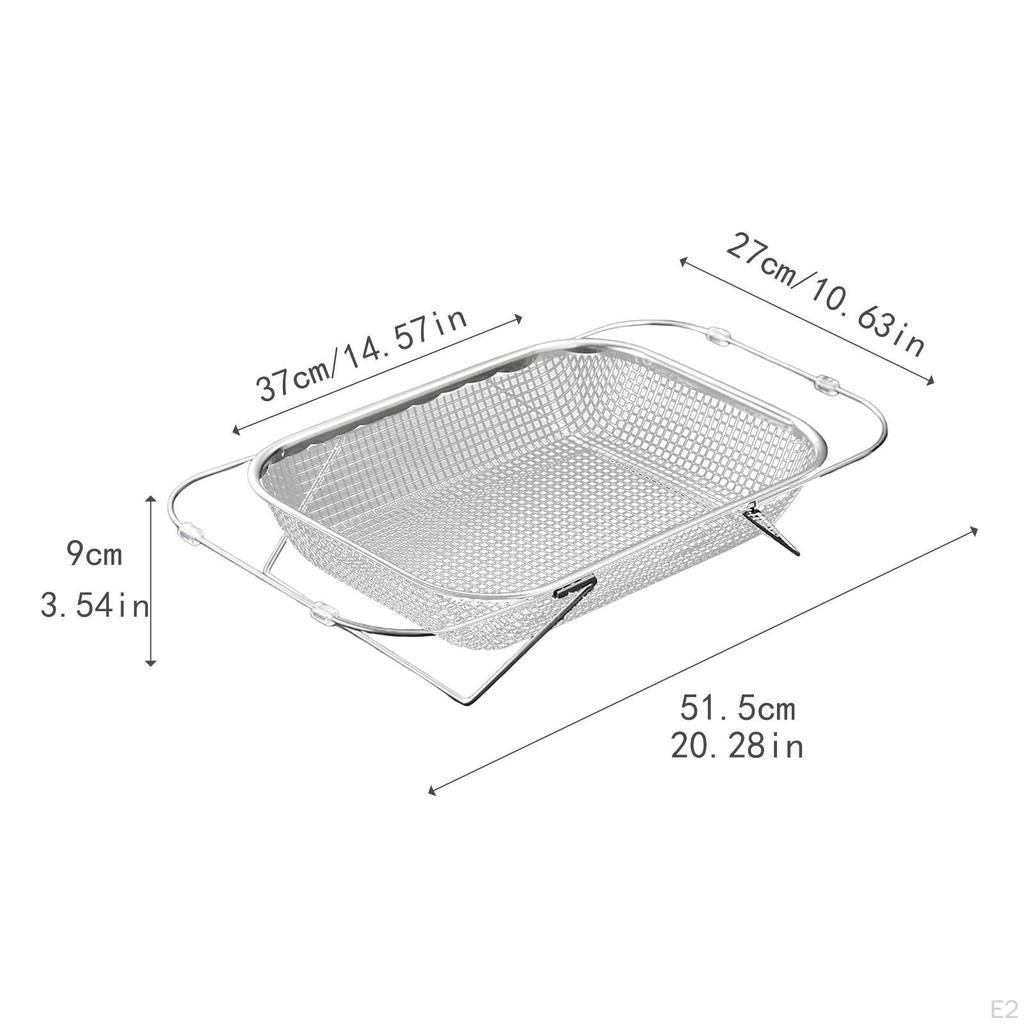 Adjustable Drain Rack for Kitchen Sink to Hold Utensils And Strain Food