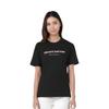 Skechers Letter Print Round Neck Pullover Comfortable Breathable Casual Sports Short Sleeve T-Shirt Unisex T-Shirt Carbon-Black P224U015-0018