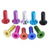 Hongtu M5 Anodized Colored Countersunk Screws6mm-30mm - 5Pcs 7075 Aluminum Alloy Allen Socket Bolts DIN7991 | DIY Model Supplies