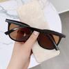 10pcs Sunglasses Men's Retro Glasses Big Face  High-Profile Figure Orange Trendy Hip Hop  Sunglasses Women's Korean Sunglasses