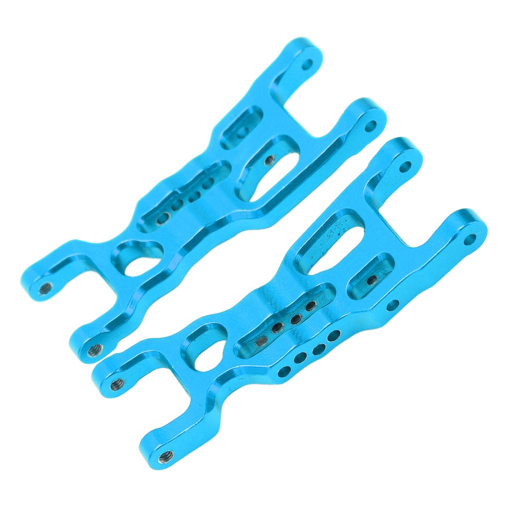 2pcs RC Aluminum Front Lower Suspension Arms for Losi  T 2.0 2  1Celsius18 RC Stadium Truck(Blue )