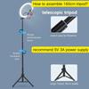 Xiaomi Youtube Shooting Vlog Selfie Circular Photo Ring Light Led Photographic Video Camera Lamp Studio Lighting Phone Holder