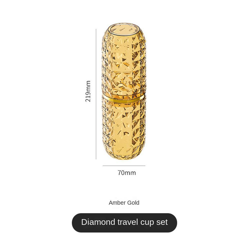 Practical Toothbrush Cup Luxurious Toothpaste Storage Case Box For Outdoor Travel Camping Creative Bathroom Toothpaste Holder