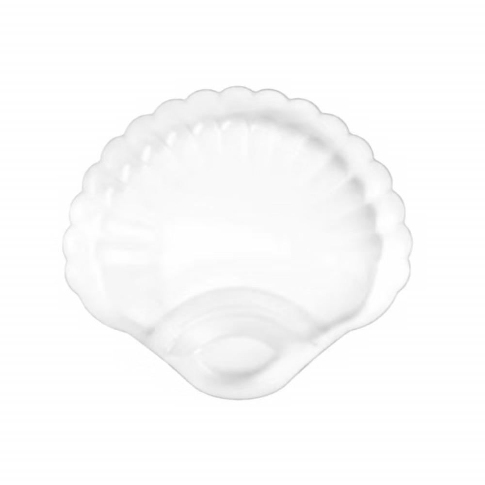 Durable Transparent Shell Dish with Vinegar Discs Creative Dumpling Plate Fruit Plate