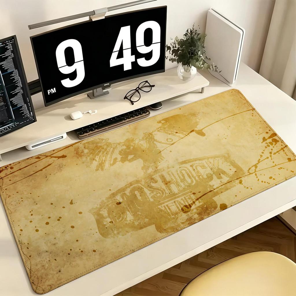 Pro ESports Xxl Gaming Mousepad Extra Large NonSlip Stitched Edge Keyboard Laptop Desk Mat For Pc Gamer Hot Game Bioshock