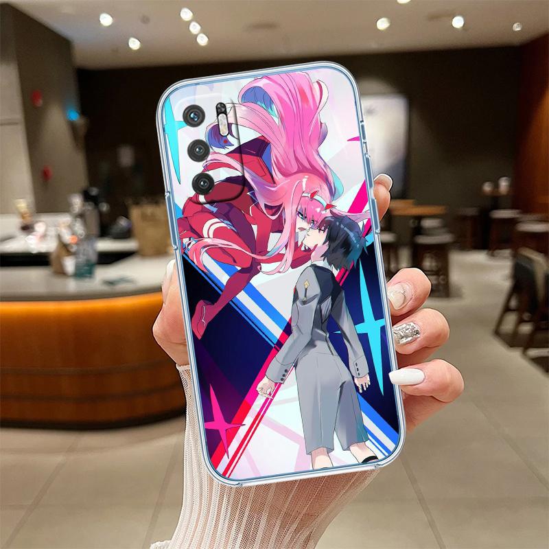 UP50 Zero Two Transparent Phone Case for Motorola Moto G7 G8 G9 G84 G85 G73 G24 G15 Z2 Play Power Plus