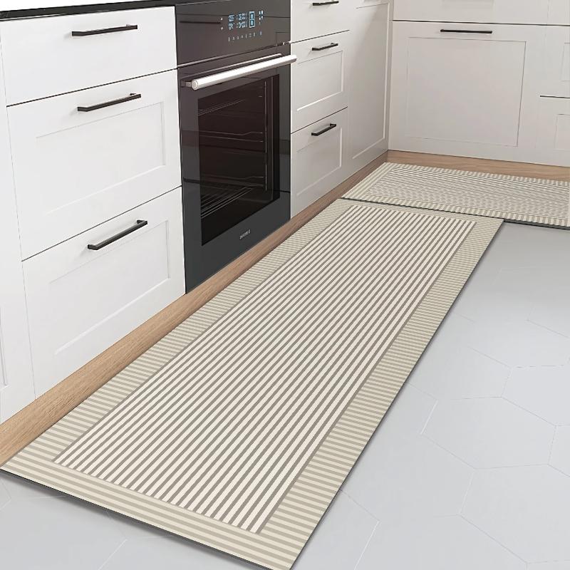 Kitchen Floor Mat Oil-Proof Waterproof Scrubbable Pvc Carpet Home Decoration Firm And Non-Slip Leather Mats Alfombra