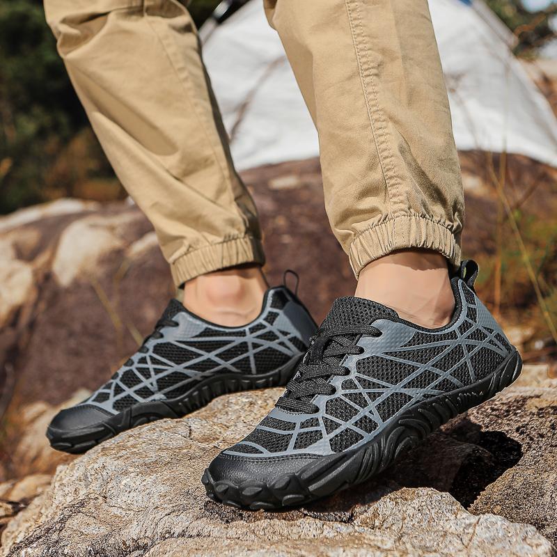 Men Women Wide Toe Barefoot Shoes Minimalist Beach Aqua Outdoor Trekking Hiking Walking Trail Running Amphibious Shoes Zero Drop